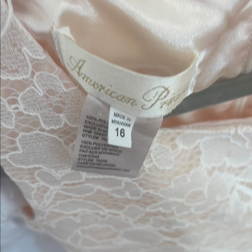 American Princess Pink Sleeveless Scoop Neck Sundress - Picture 3 of 5